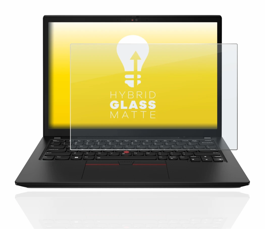 Abbildung des Geräts Lenovo ThinkPad X13 Gen 3 mit einer Vielzahl des Displayschutzes.