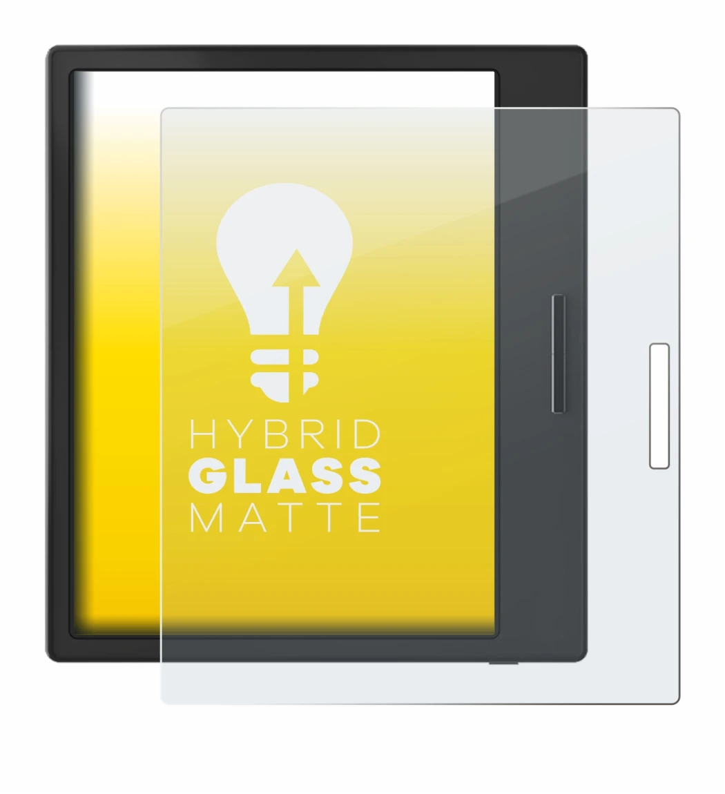 Abbildung des Geräts Boox Page mit einer Vielzahl des Displayschutzes.