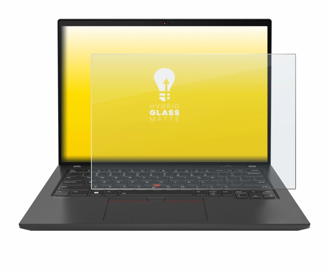 Abbildung des Geräts Lenovo ThinkPad T16 Gen 3 mit einer Vielzahl des Displayschutzes.