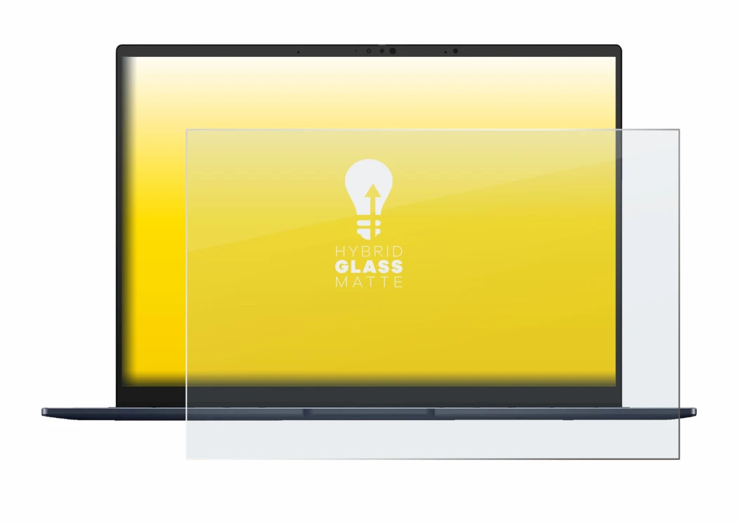 Abbildung des Geräts ASUS ZenBook 14 OLED UX3405 Non-Touch mit einer Vielzahl des Displayschutzes.