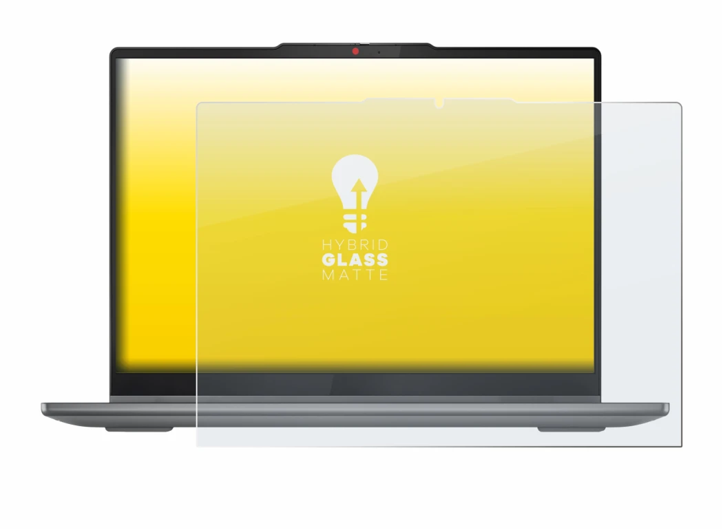 Abbildung des Geräts Lenovo IdeaPad 5 2-in-1 14AHP9 mit einer Vielzahl des Displayschutzes.