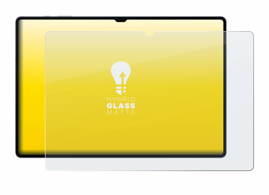 Abbildung des Geräts Samsung Galaxy Tab S10 Ultra WiFi mit einer Vielzahl des Displayschutzes.