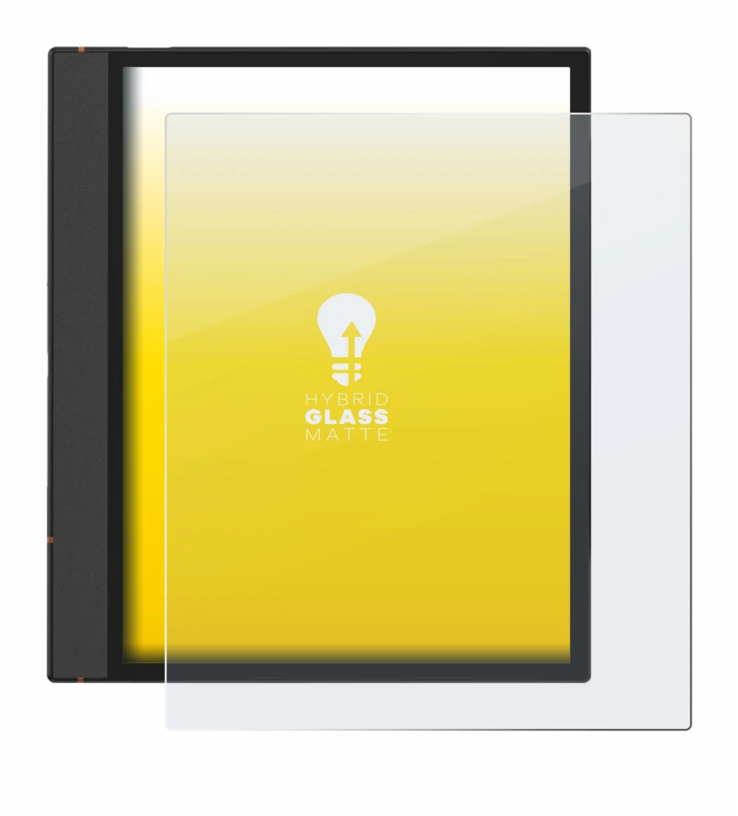 Abbildung des Geräts Boox Note Air 4 C mit einer Vielzahl des Displayschutzes.