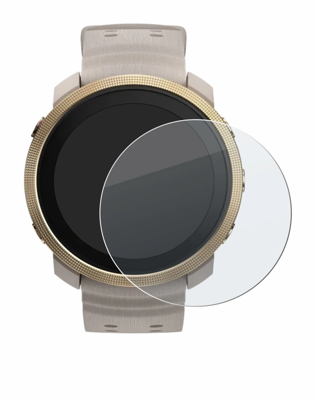 Abbildung des Geräts Polar Vantage M3 mit einer Vielzahl des Displayschutzes.