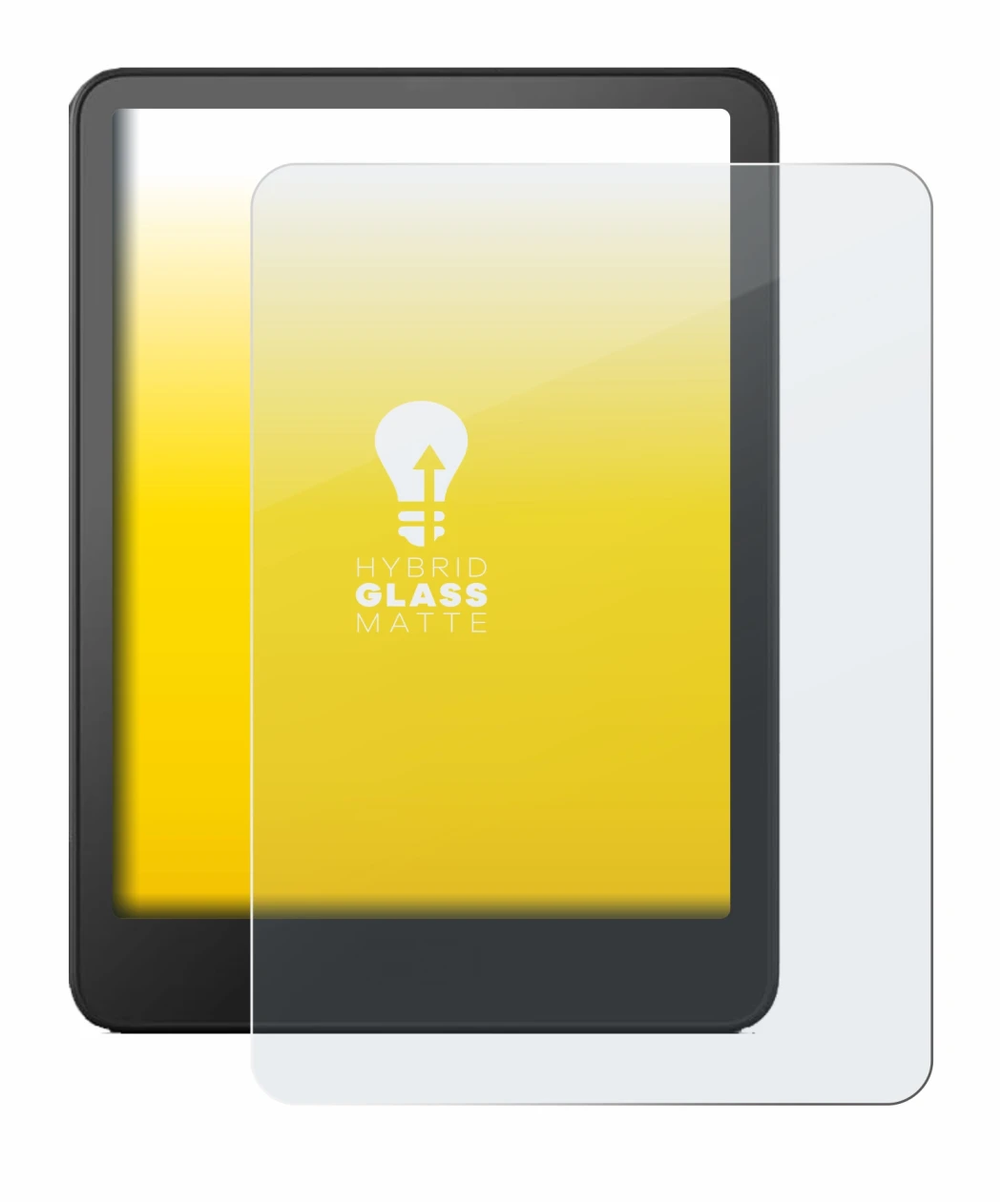 Abbildung des Geräts Amazon Kindle Paperwhite 2024 (12. Gen.) mit einer Vielzahl des Displayschutzes.