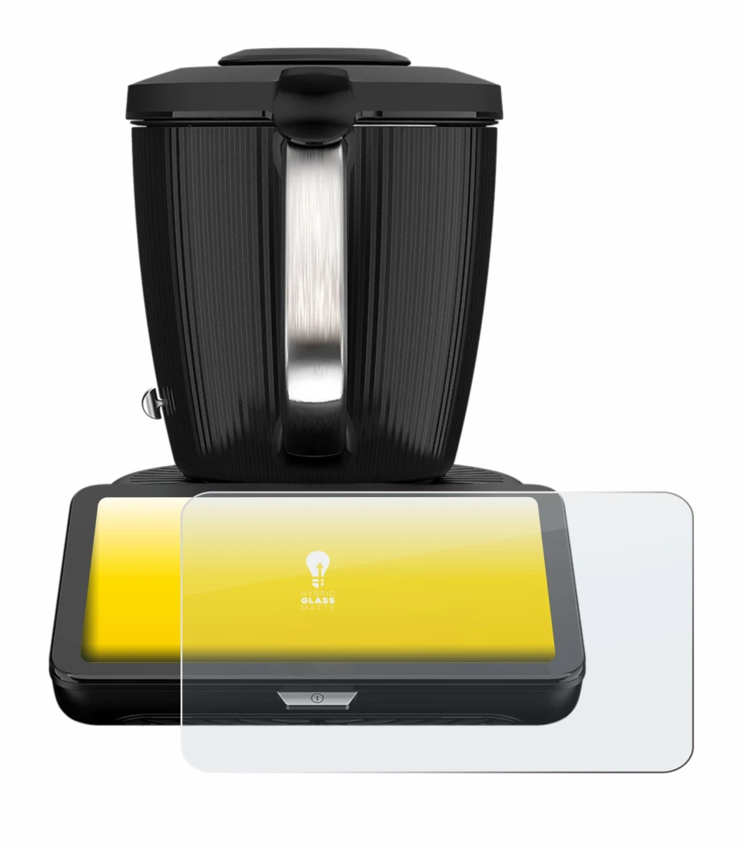 Abbildung des Geräts Vorwerk Thermomix TM7 mit einer Vielzahl des Displayschutzes.