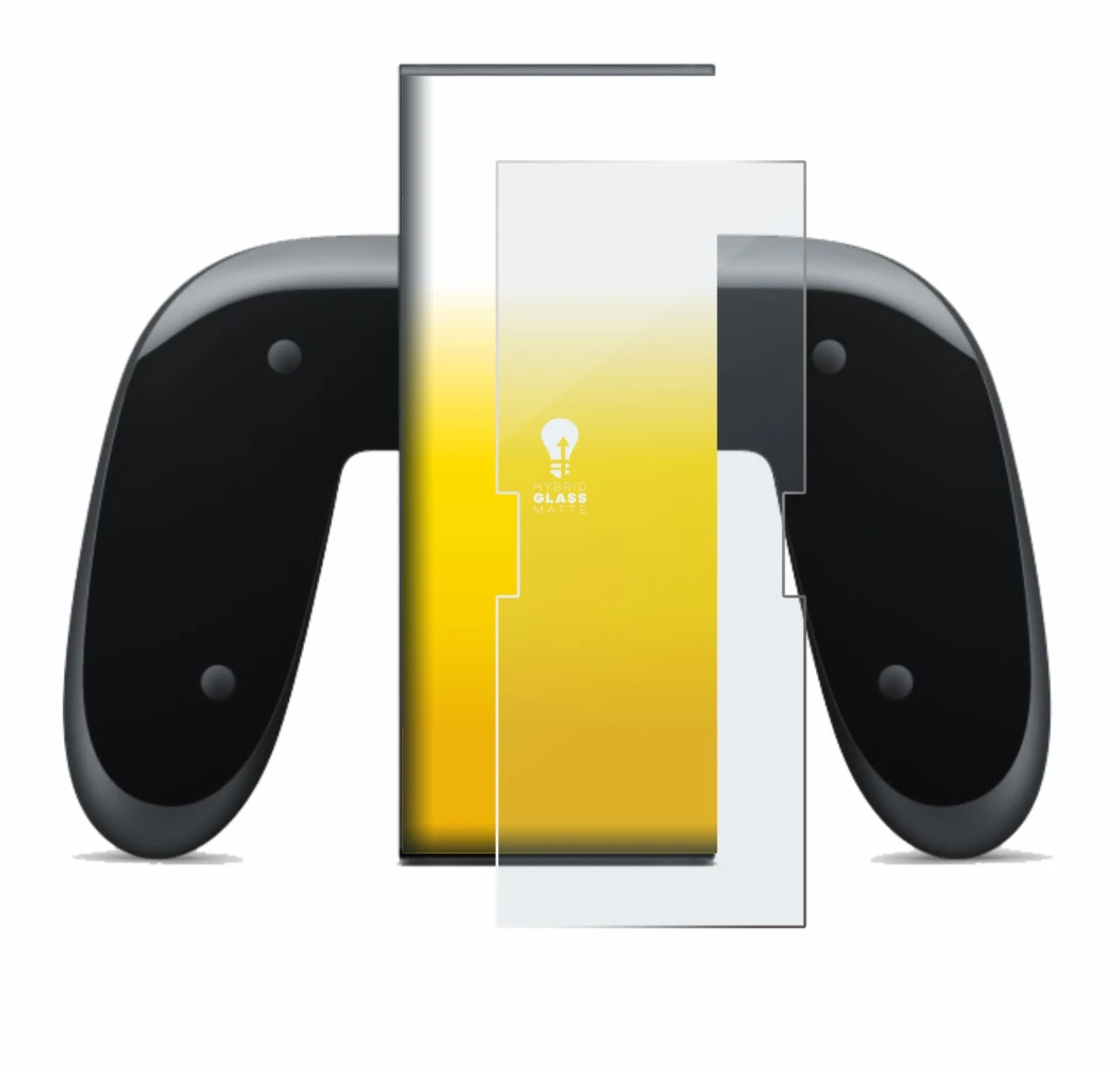 Abbildung des Geräts Nintendo Switch 2 Joy-Con 2-Holder mit einer Vielzahl des Displayschutzes.