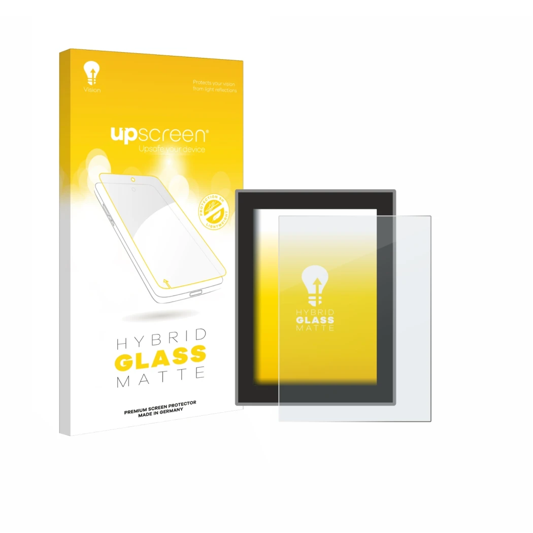 Vorderseite einer Produktverpackung mit dem Markenlogo upscreen. Daneben ist das Gerät Volvo S90 (2018–2024) mit dem zugehörig