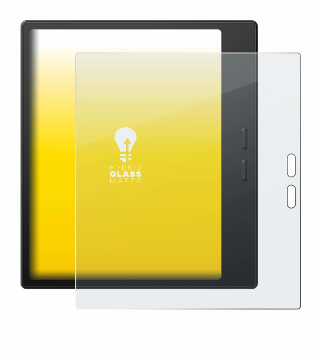 Abbildung des Geräts Boox Go 7 mit einer Vielzahl des Displayschutzes.