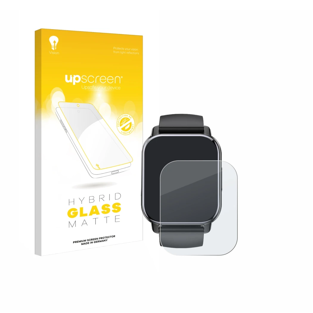 Vorderseite einer Produktverpackung mit dem Markenlogo upscreen. Daneben ist das Gerät Poounur T80 1.95