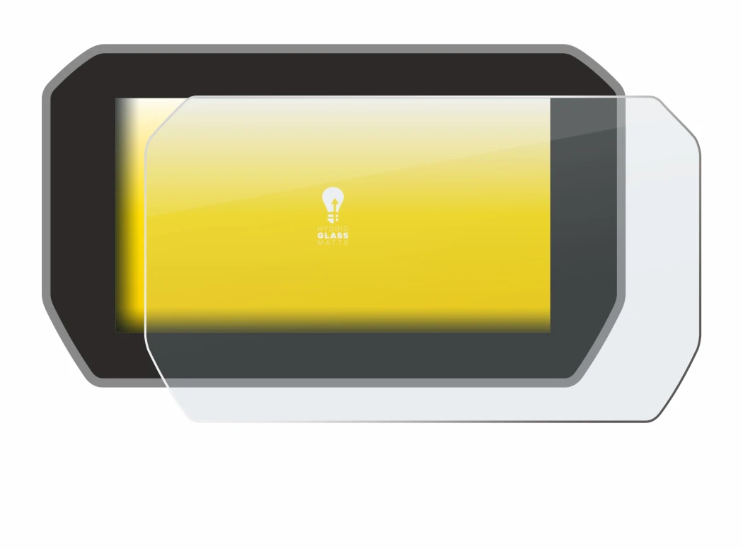 Abbildung des Geräts Ducati V4S 2021 Tachoanzeige mit einer Vielzahl des Displayschutzes.