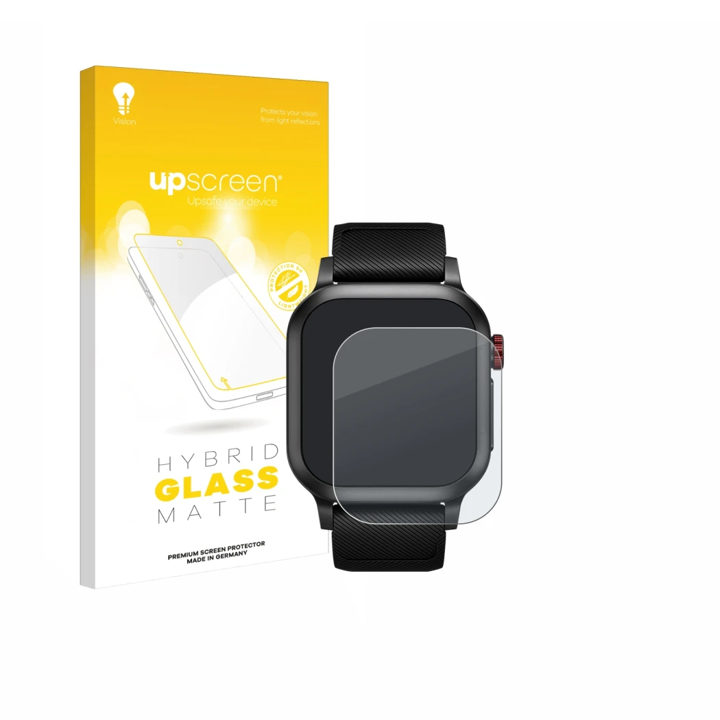 Vorderseite einer Produktverpackung mit dem Markenlogo upscreen. Daneben ist das Gerät Haylou Iron Neo 1.95