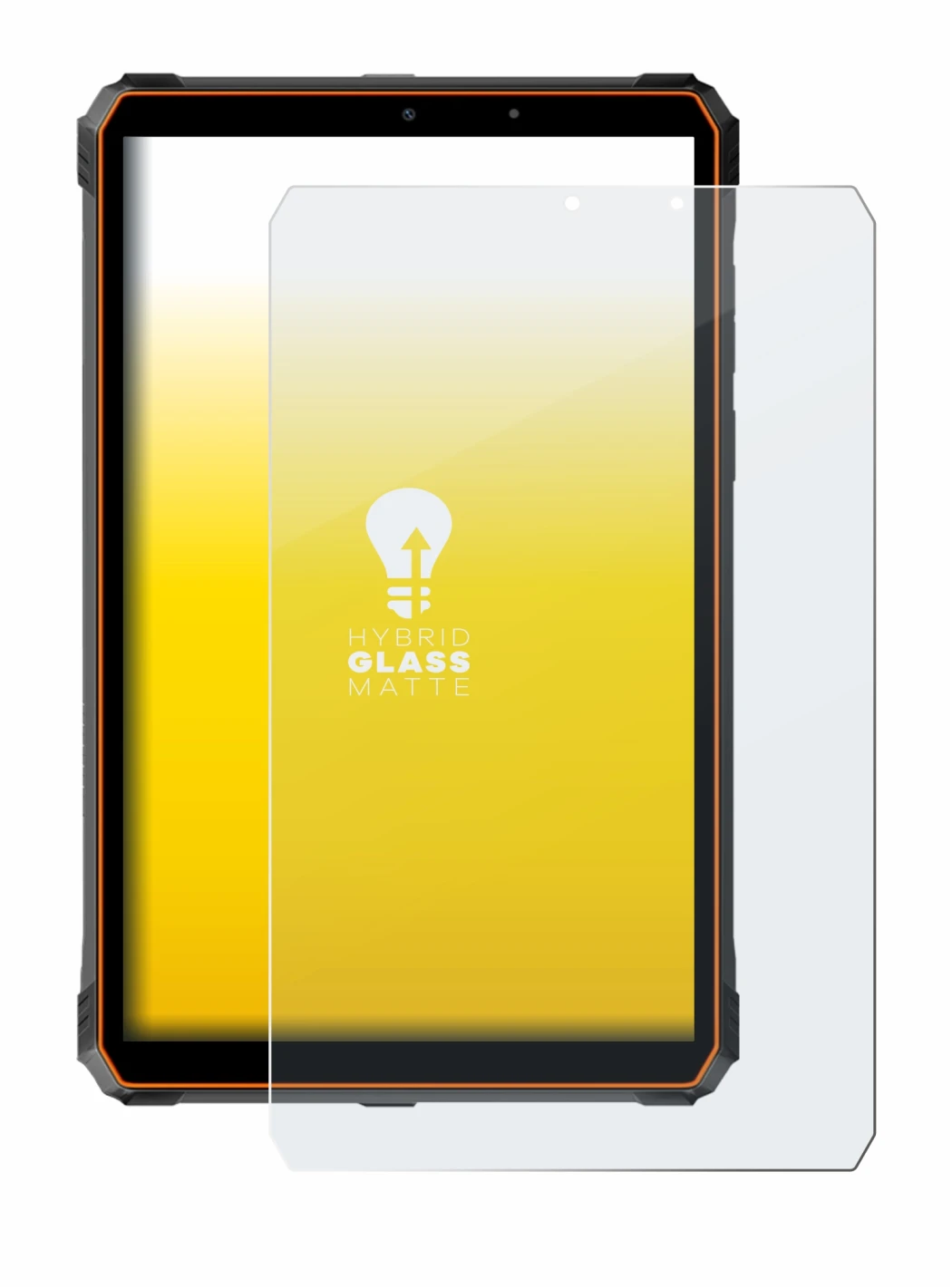 Abbildung des Geräts Blackview Active 5 mit einer Vielzahl des Displayschutzes.