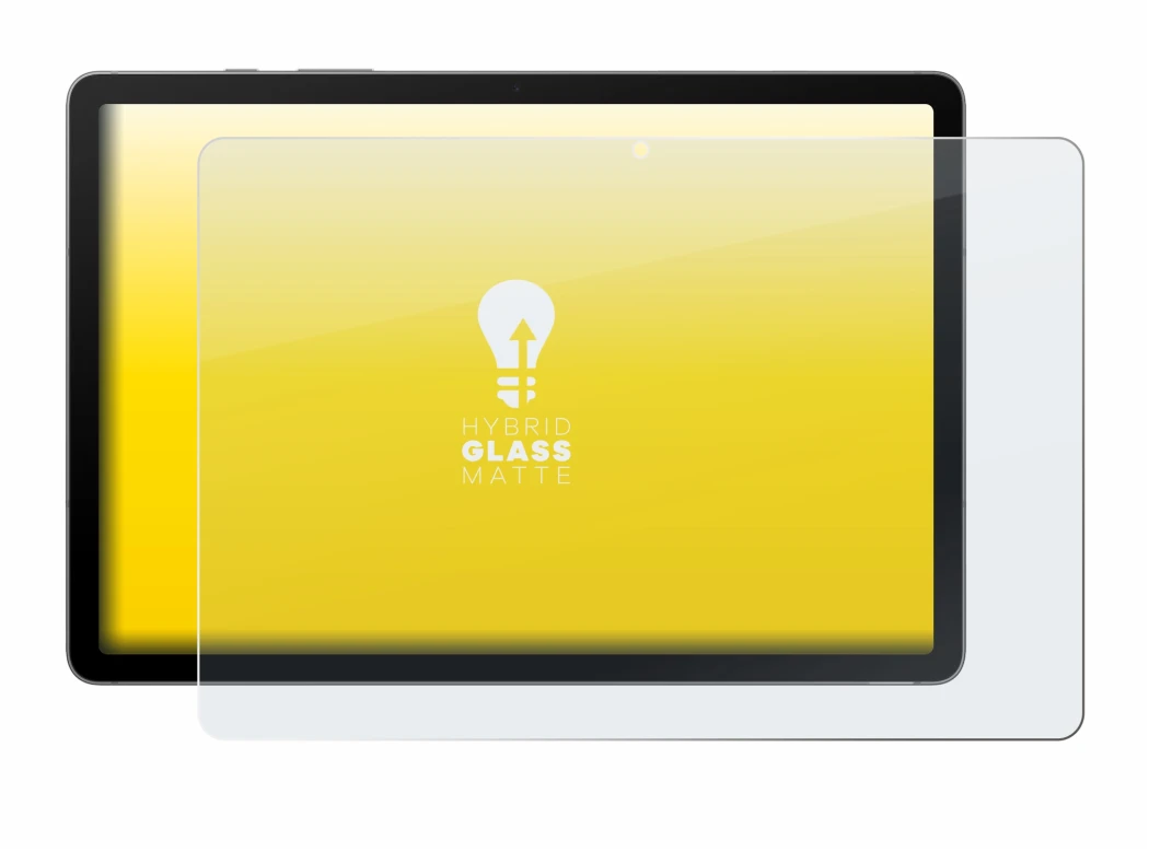 Abbildung des Geräts Samsung Galaxy Tab S10 Lite mit einer Vielzahl des Displayschutzes.