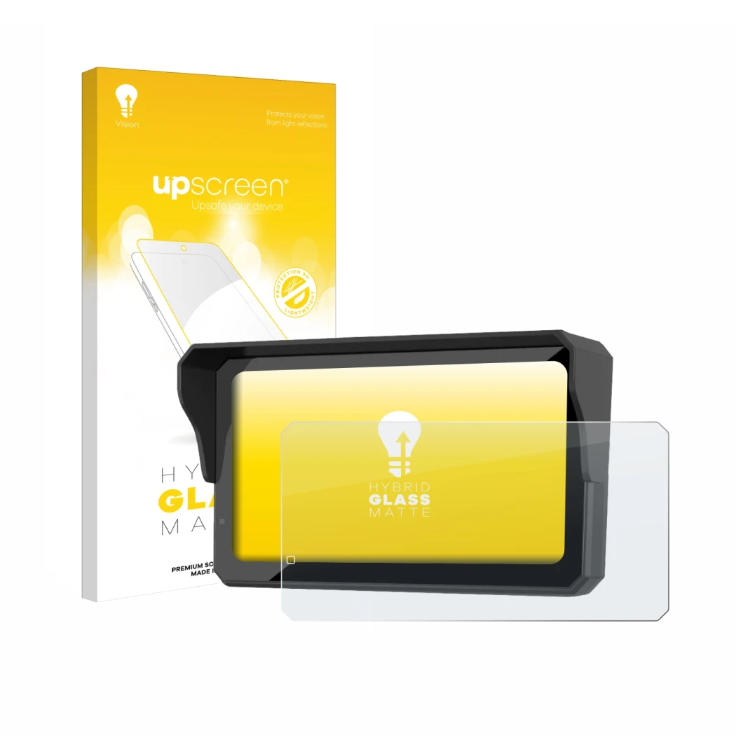 Vorderseite einer Produktverpackung mit dem Markenlogo upscreen. Daneben ist das Gerät Carpuride W602S Pro mit dem zugehörigen