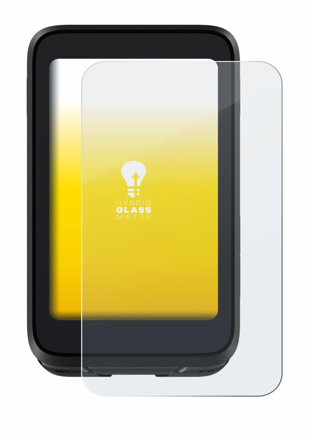 Abbildung des Geräts igpsport BiNavi Air mit einer Vielzahl des Displayschutzes.