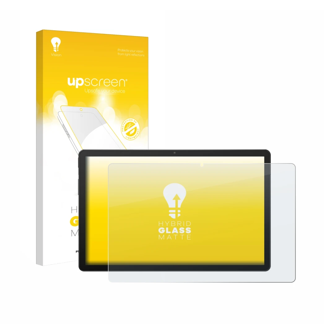 Vorderseite einer Produktverpackung mit dem Markenlogo upscreen. Daneben ist das Gerät Sunmi CPad 14