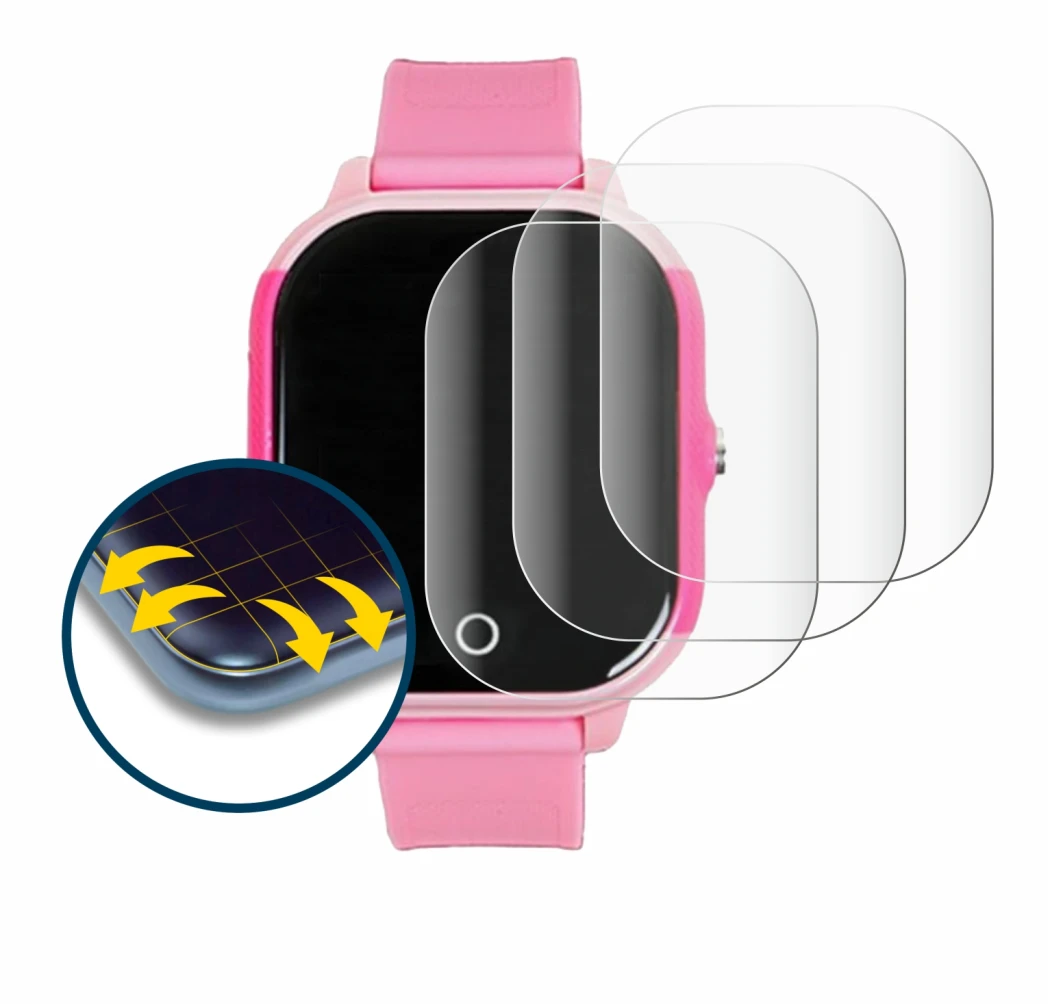 Abbildung des Geräts SaveFamily Junior mit einer Vielzahl des Displayschutzes.