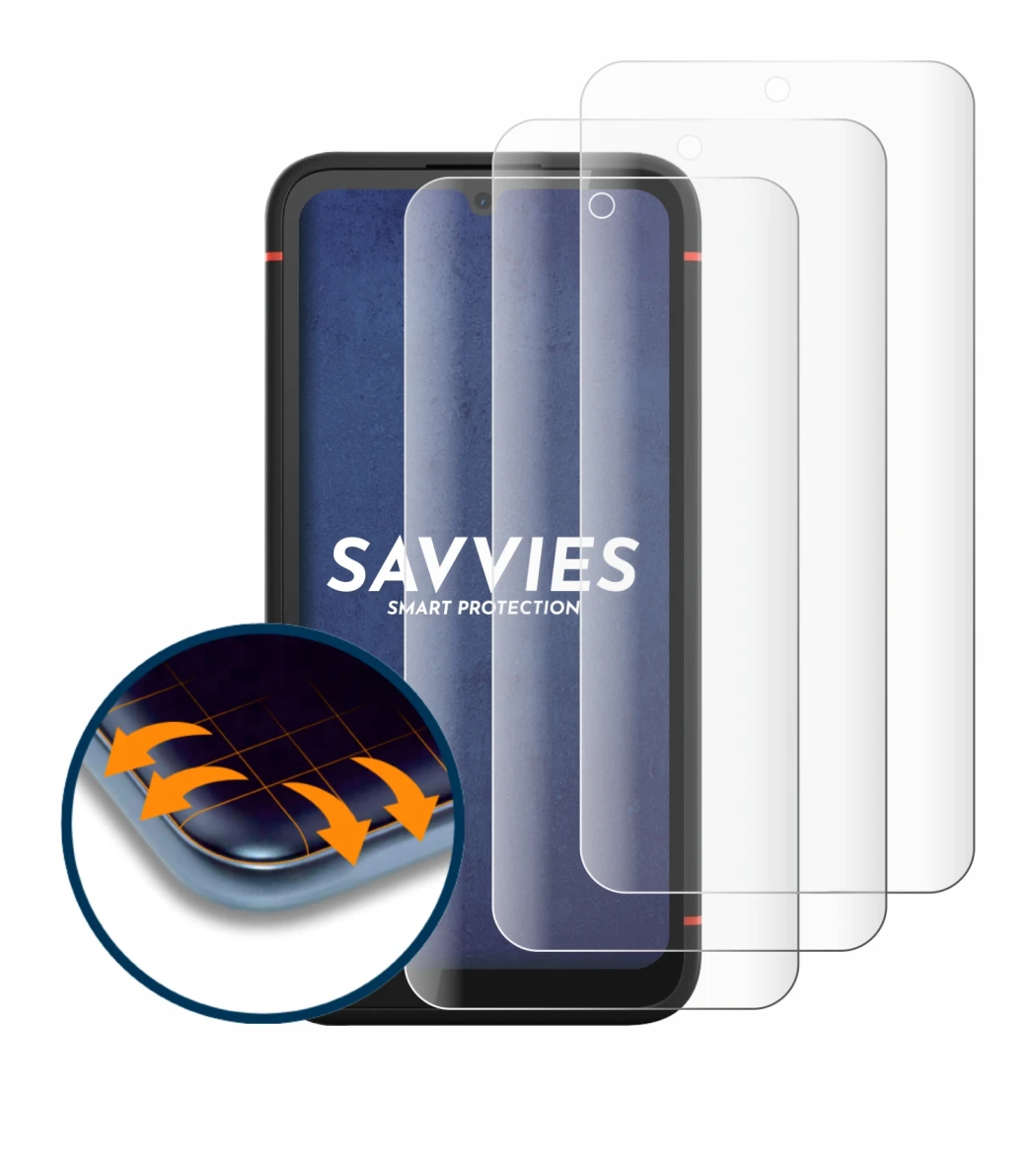 Abbildung des Geräts Gigaset GX4 Pro mit einer Vielzahl des Displayschutzes.