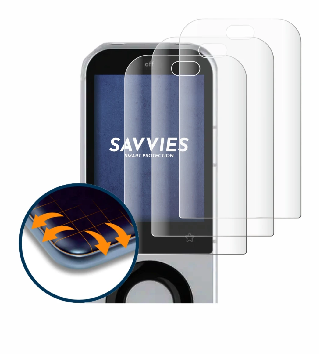 Abbildung des Geräts Sofabaton X2 mit einer Vielzahl des Displayschutzes.