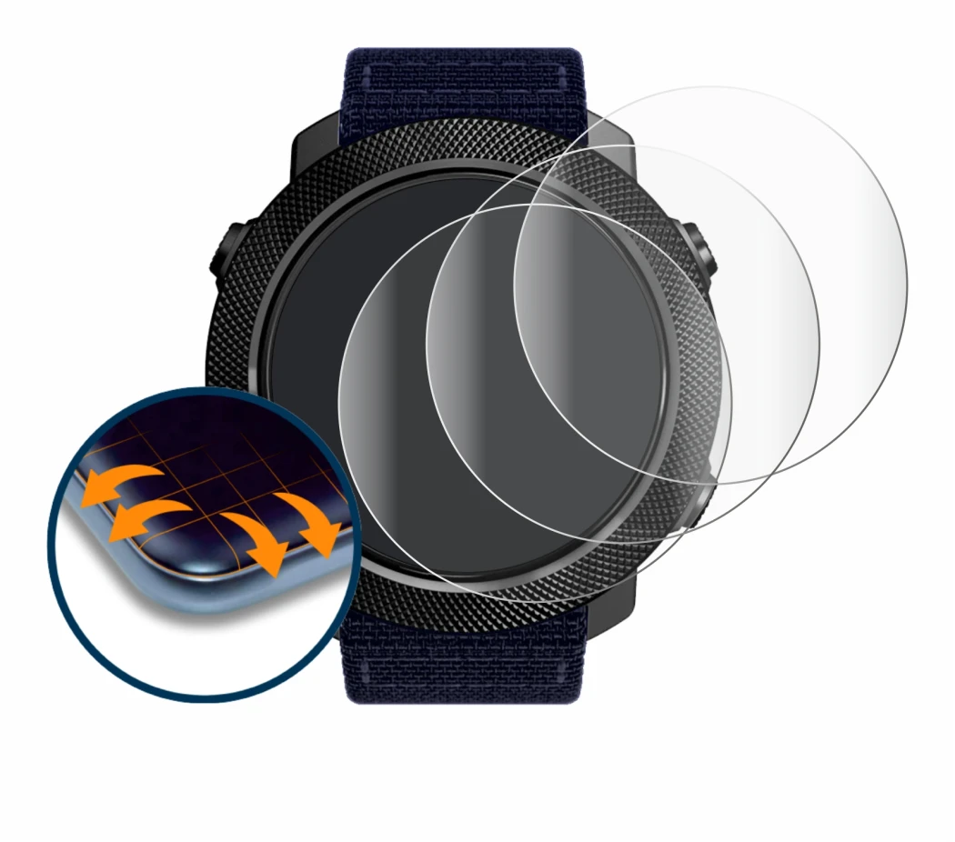 Abbildung des Geräts North Edge Apache 3 mit einer Vielzahl des Displayschutzes.