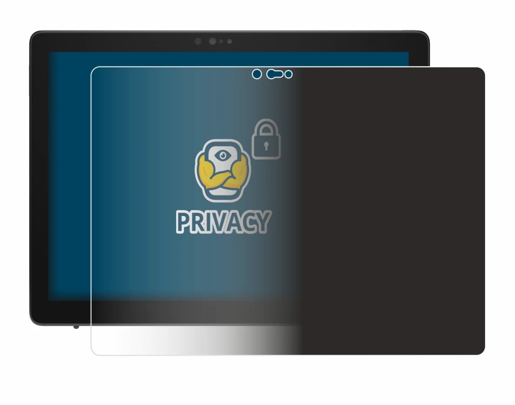 Abbildung des Geräts Dell Latitude 7200 2-in-1 mit einer Vielzahl des Displayschutzes.