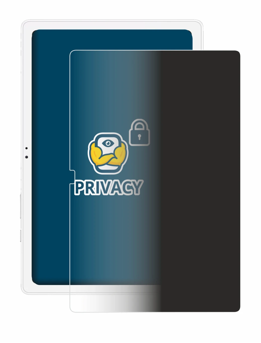 Abbildung des Geräts Samsung Galaxy Tab A7 10.4 WiFi 2020 mit einer Vielzahl des Displayschutzes.