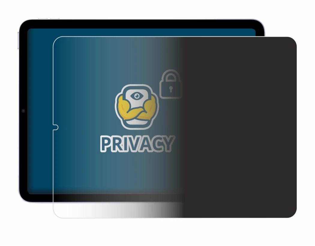 Abbildung des Geräts Apple iPad Air 5 WiFi 2022 (5. Gen.) mit einer Vielzahl des Displayschutzes.