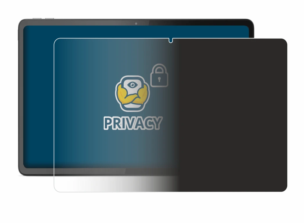 Abbildung des Geräts Lenovo Tab P11 Gen 2 mit einer Vielzahl des Displayschutzes.