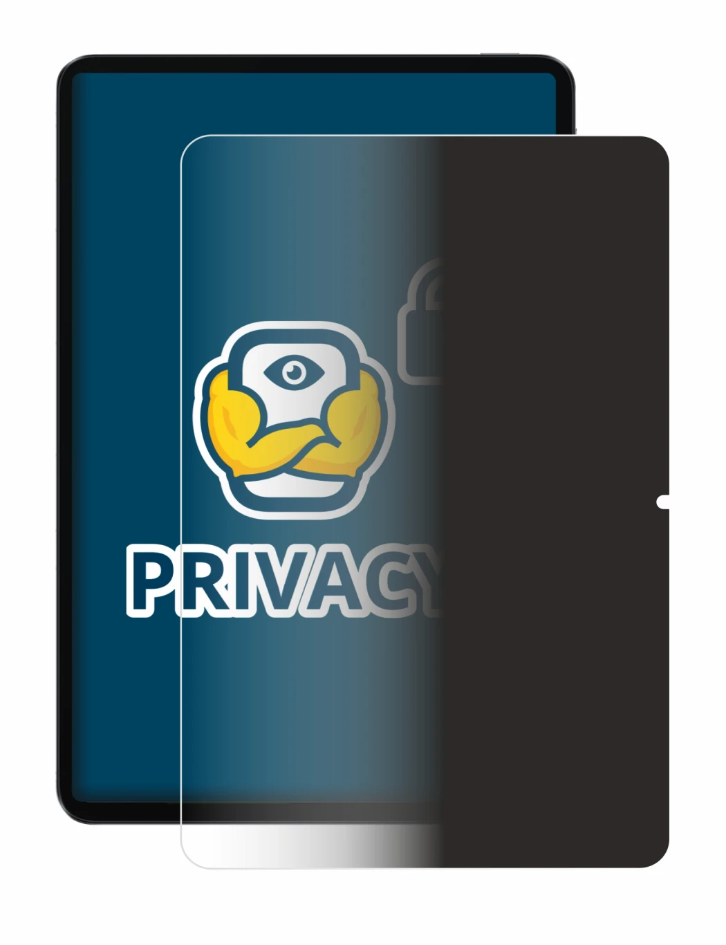 Abbildung des Geräts Xiaomi Pad 6 mit einer Vielzahl des Displayschutzes.