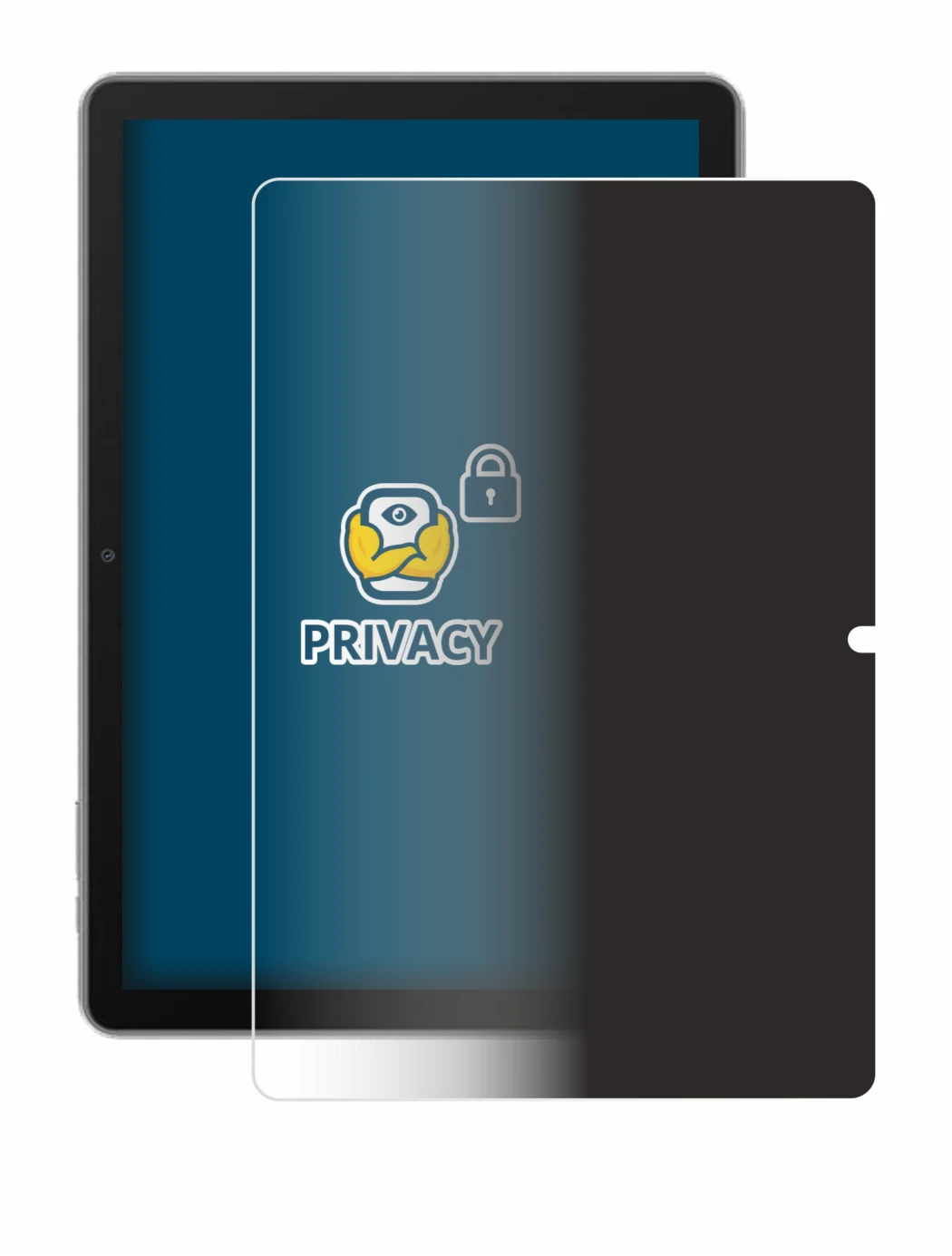 Abbildung des Geräts Blackview Tab 70 mit einer Vielzahl des Displayschutzes.