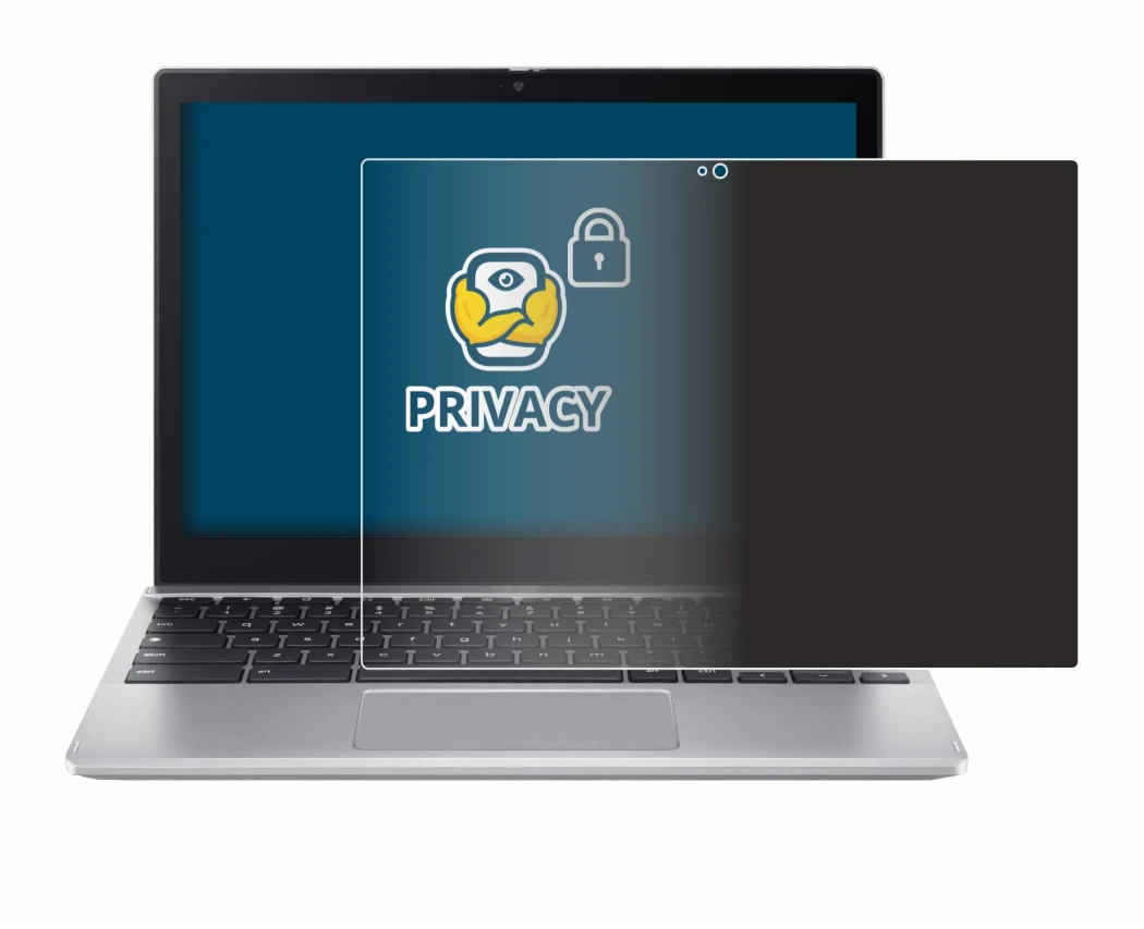 Abbildung des Geräts Acer Chromebook Spin 312 mit einer Vielzahl des Displayschutzes.