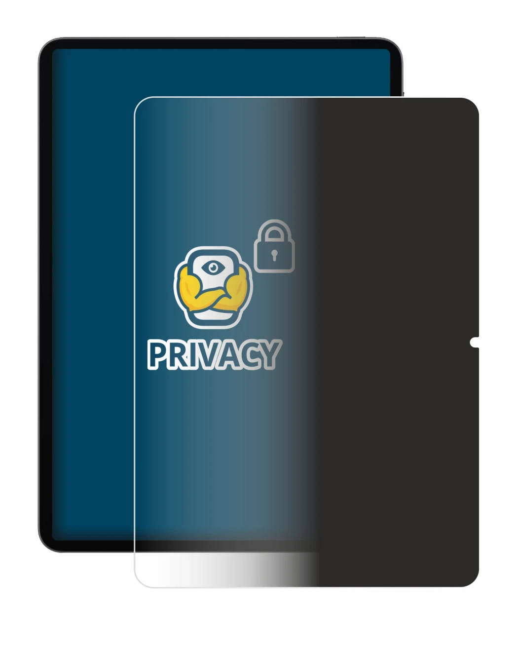 Abbildung des Geräts Xiaomi Pad 7 Pro mit einer Vielzahl des Displayschutzes.