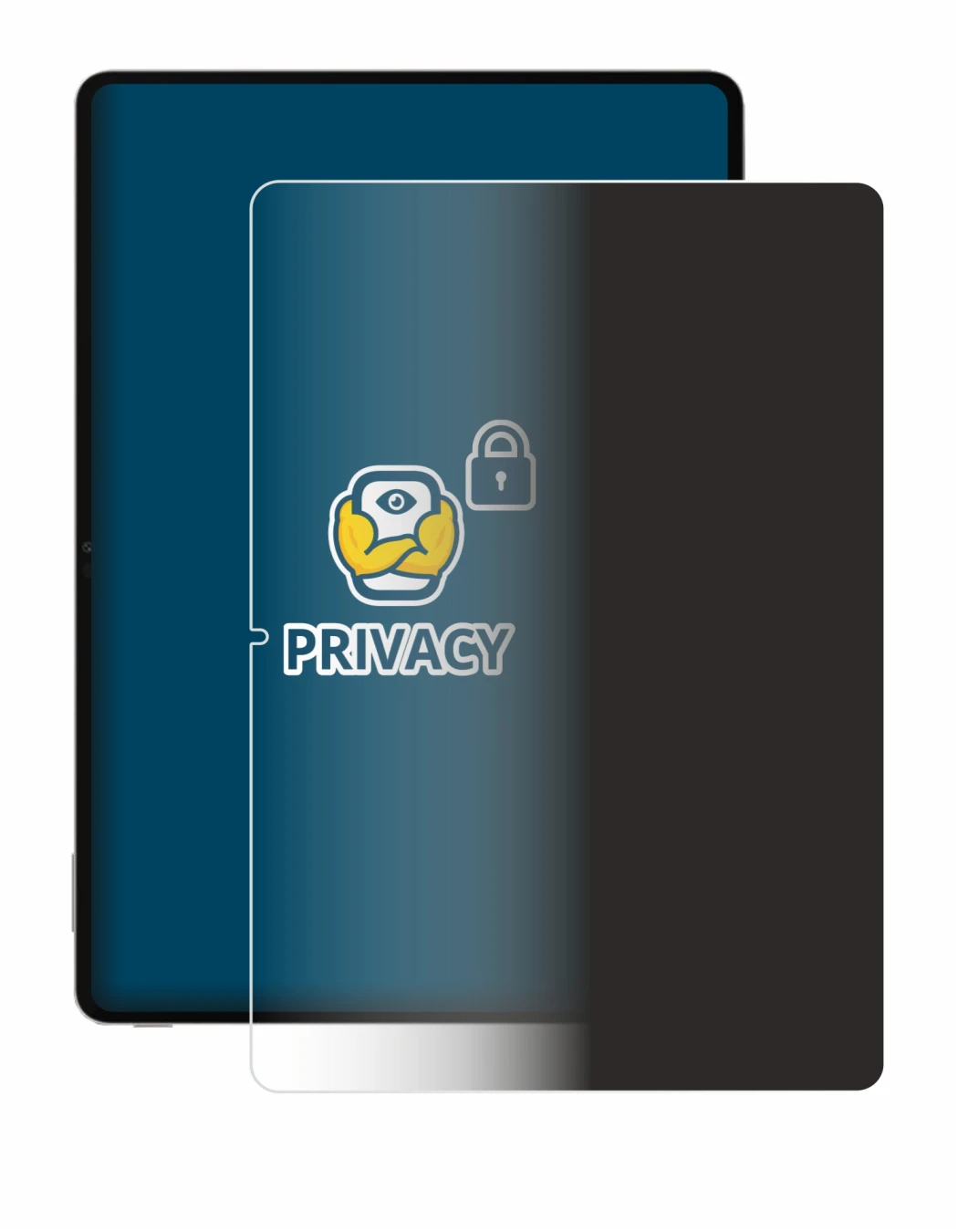 Abbildung des Geräts Honor Pad V9 mit einer Vielzahl des Displayschutzes.