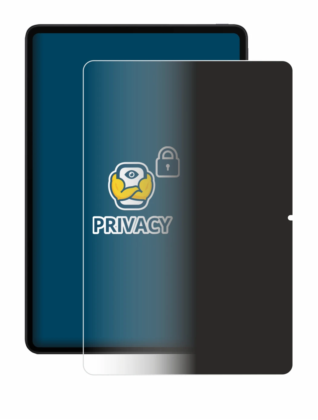 Abbildung des Geräts Xiaomi Redmi Pad 2 Pro mit einer Vielzahl des Displayschutzes.