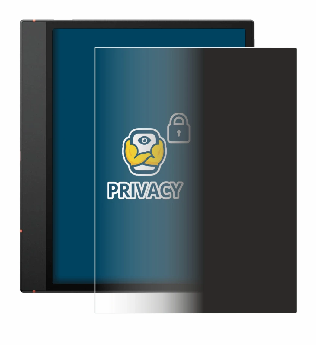 Abbildung des Geräts Boox Note Air 5 C mit einer Vielzahl des Displayschutzes.