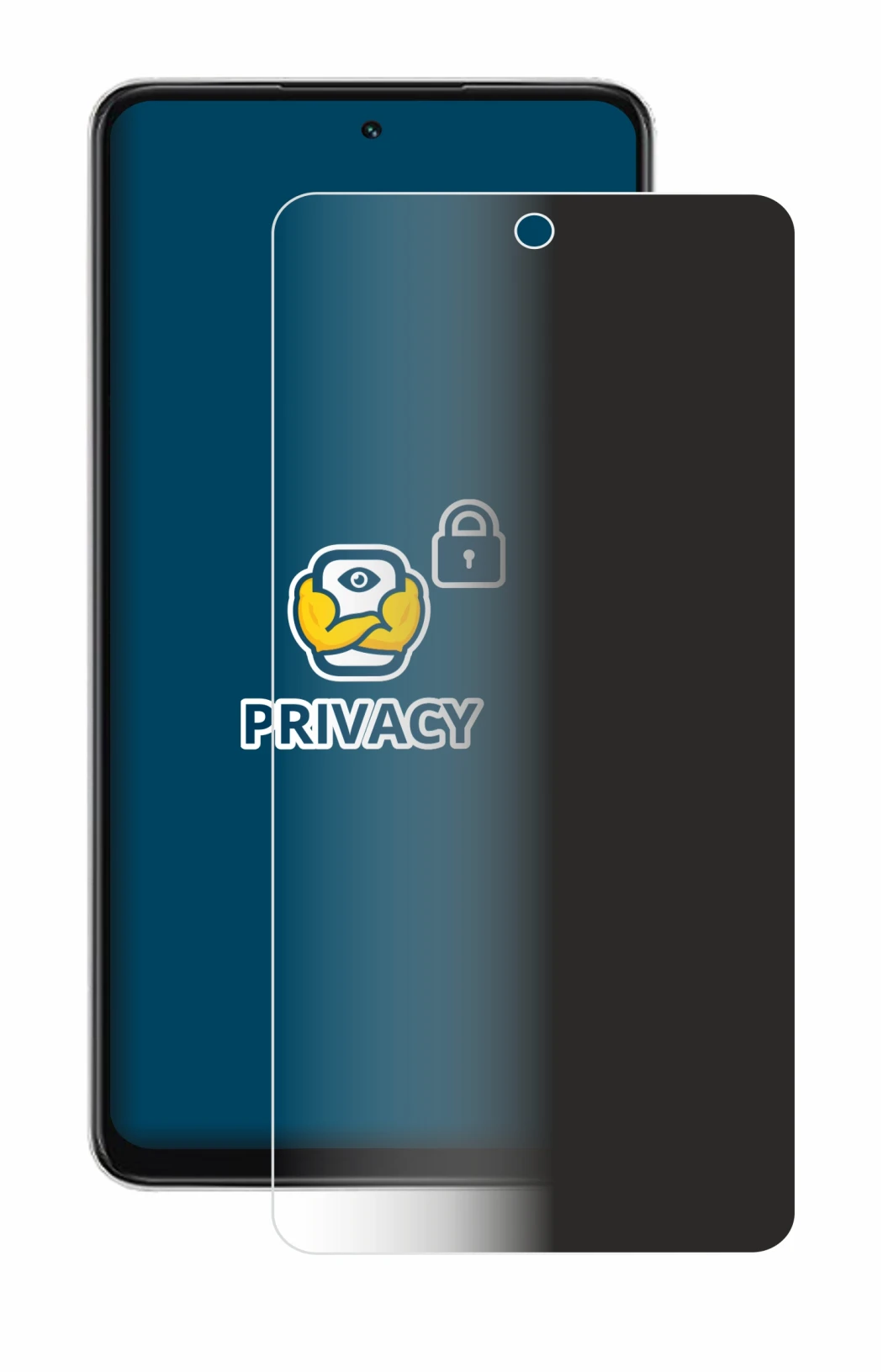 Abbildung des Geräts Oppo A5x mit einer Vielzahl des Displayschutzes.