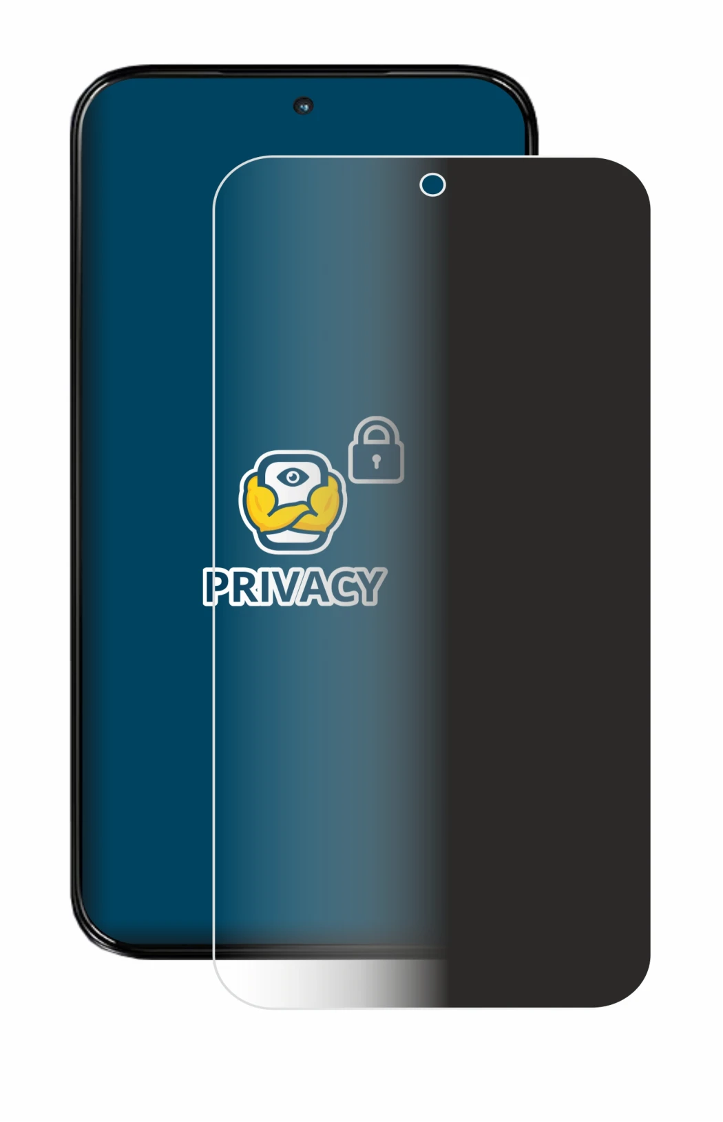 Abbildung des Geräts Motorola Moto G77 mit einer Vielzahl des Displayschutzes.