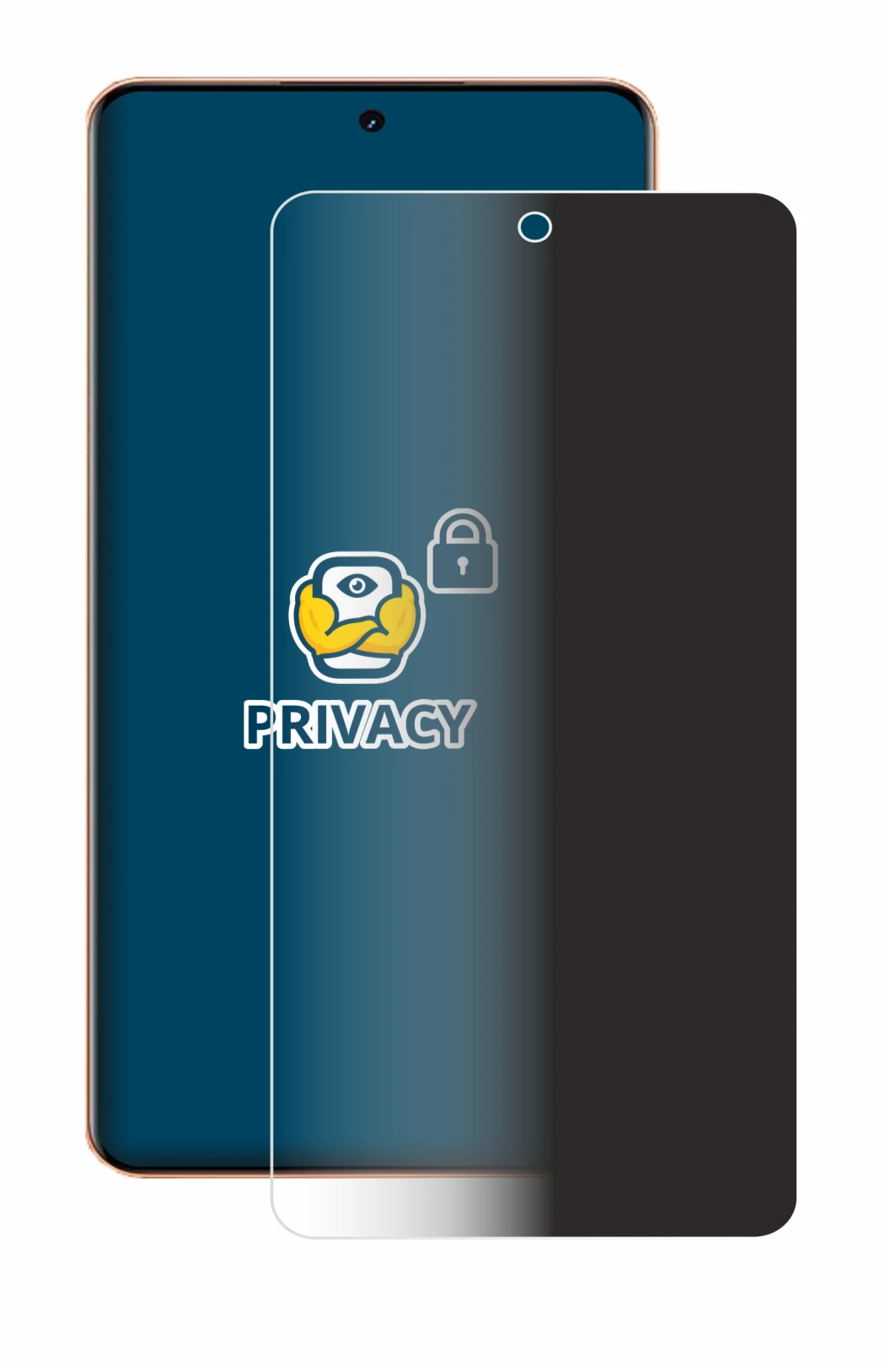 Abbildung des Geräts realme P4 Pro 5G mit einer Vielzahl des Displayschutzes.