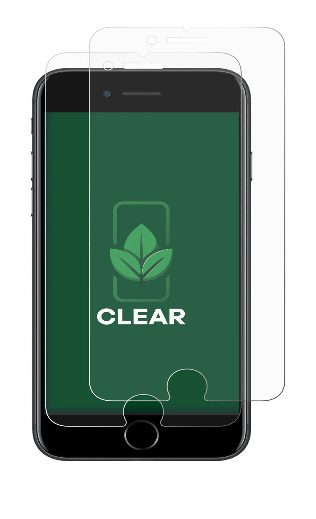 Abbildung des Geräts Apple iPhone 7 mit einer Vielzahl des Displayschutzes.