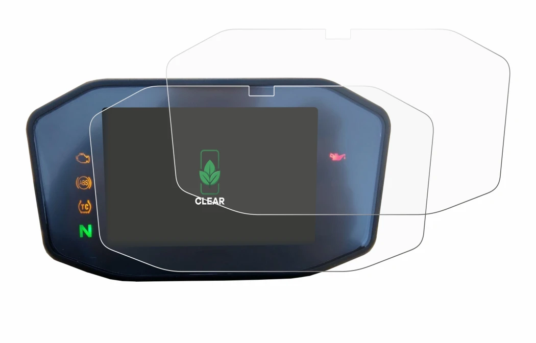 Abbildung des Geräts KTM 690 Duke 2016 mit einer Vielzahl des Displayschutzes.