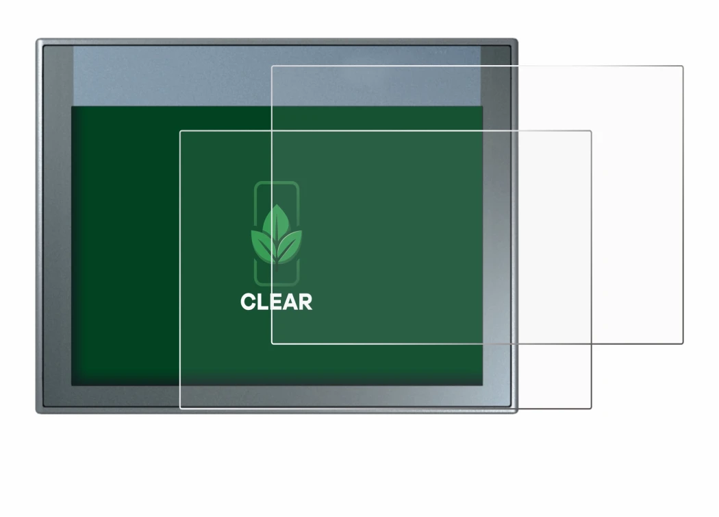 Abbildung des Geräts Siemens Simatic HMI KTP 700 Basic mit einer Vielzahl des Displayschutzes.