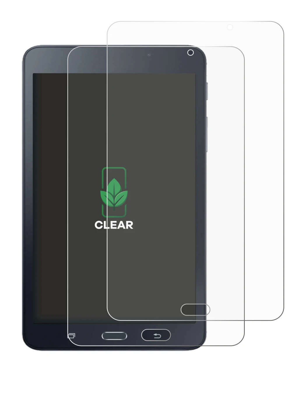 Abbildung des Geräts Samsung Galaxy Tab A6 7.0 mit einer Vielzahl des Displayschutzes.