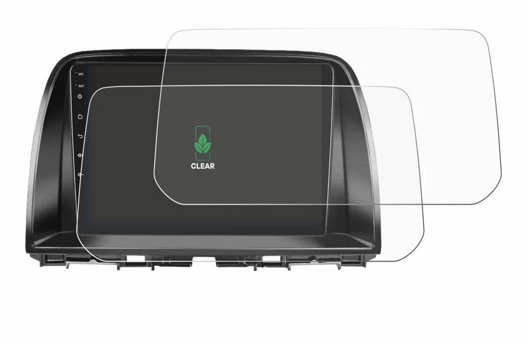 Abbildung des Geräts Mazda CX-5 2017 Infotainment System mit einer Vielzahl des Displayschutzes.