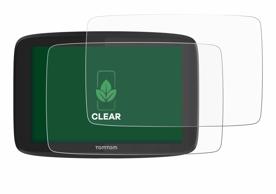 Abbildung des Geräts TomTom Go Professional 620 mit einer Vielzahl des Displayschutzes.
