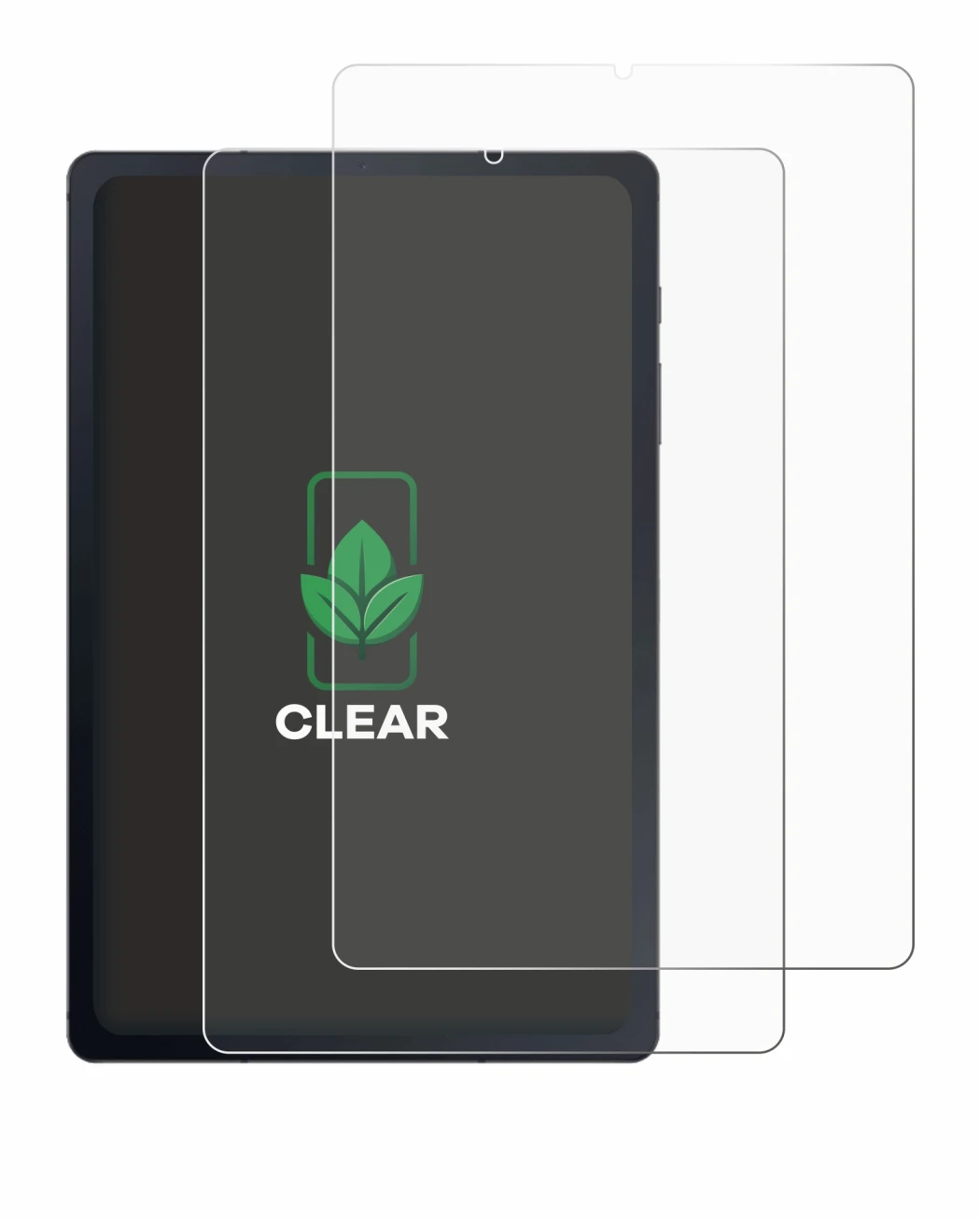 Abbildung des Geräts Samsung Galaxy Tab S6 Lite 2020 mit einer Vielzahl des Displayschutzes.