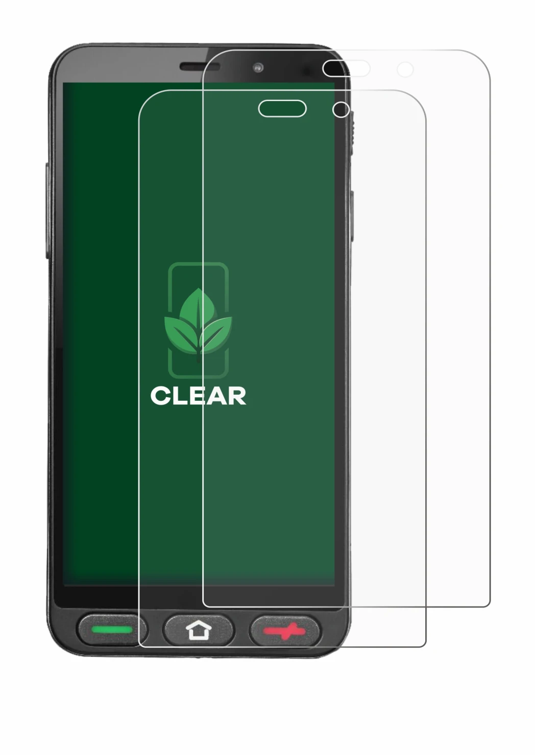 Abbildung des Geräts Brondi Amico S Nero mit einer Vielzahl des Displayschutzes.