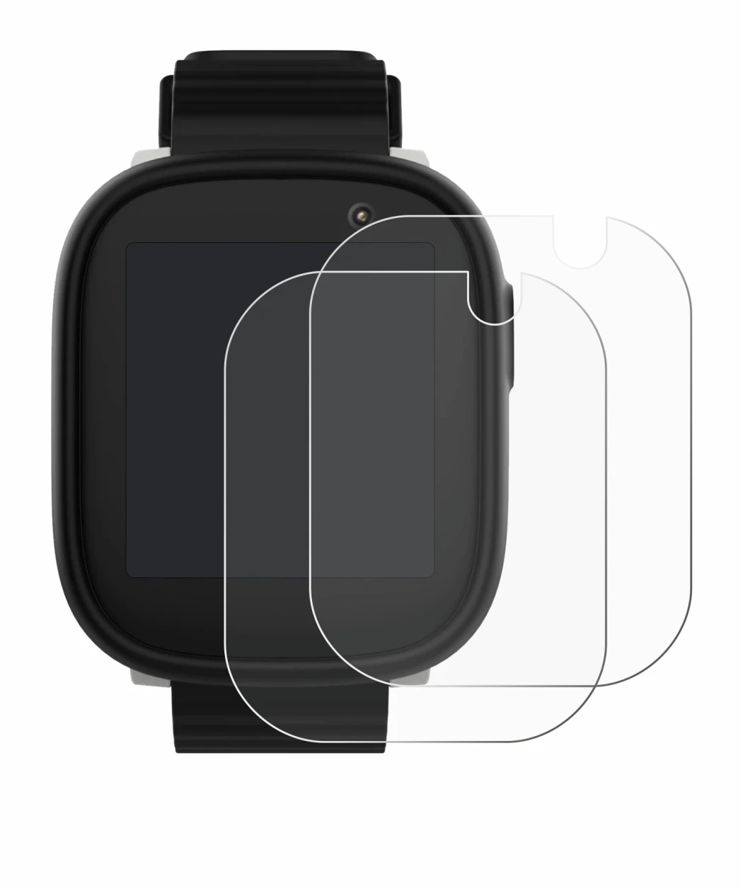 Abbildung des Geräts Xplora X6 Play 2022 (1. Generation) mit einer Vielzahl des Displayschutzes.