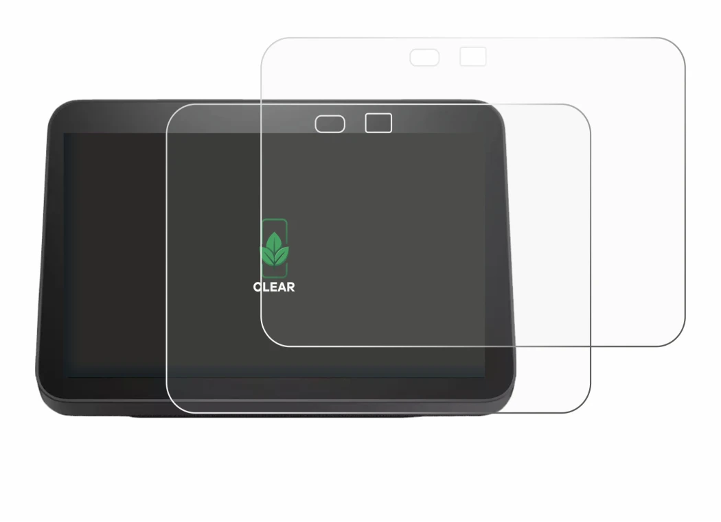 Abbildung des Geräts Amazon Echo Show 8 2023 (3. Gen.) mit einer Vielzahl des Displayschutzes.