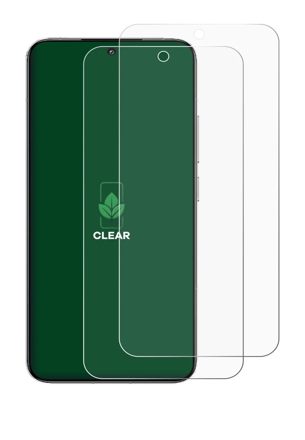 Abbildung des Geräts Xiaomi 14 mit einer Vielzahl des Displayschutzes.